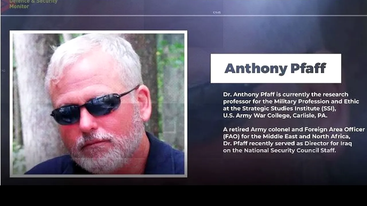 Anthony Pfaff, profesor Etică Militară, invitat MAS: „Pericolul moral al războaielor prin intermediari