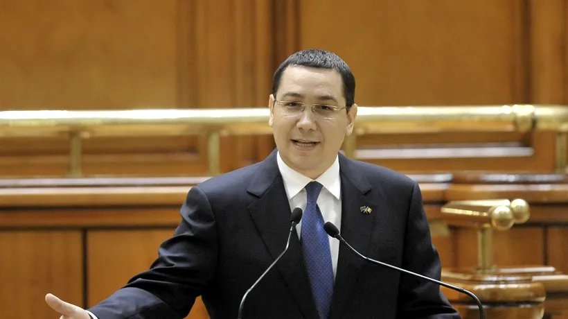 Ponta dă undă verde moțiunii de cenzură: „Un Guvern care trebuie pedepsit