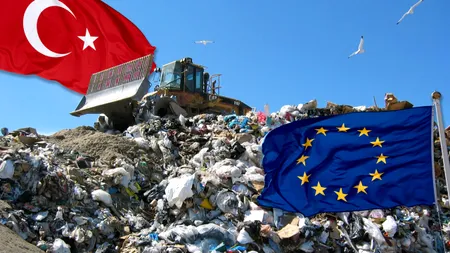 UE își încalcă propriile norme legate de mediu? Sute de mii de tone de deșeuri de plastic, exportate în Turcia în fiecare an. Politico: Doar 10% sunt reciclate