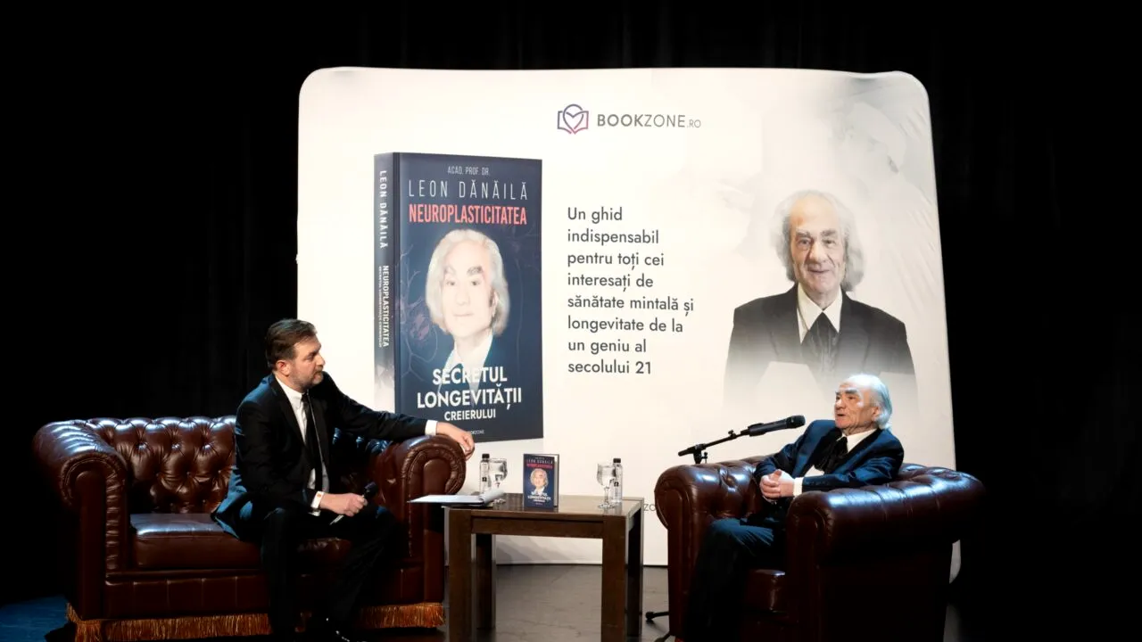Academicianul Leon Dănăilă - „Neuroplasticitatea. Secretul longevității creierului”. Adrian Artene: „Ne «prescrie» rețeta tinereții fără bătrânețe!”