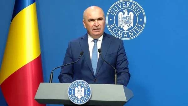 Ilie Bolojan își ia adio de la miniștrii și de la angajații Guvernului. Ce spune premierul demis în ultima conferință de presă