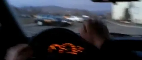 Inconștiență la volan. Teribilism șocant din partea unui șofer de 18 ani din Sibiu. VIDEO