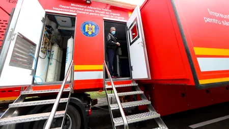 DSU, reacție după moartea a trei pacienți la unitatea mobilă ATI de la Spitalul Victor Babeș: Reprezentantul firmei distribuitoare a ventilatoarelor a refuzat să intre în TIR