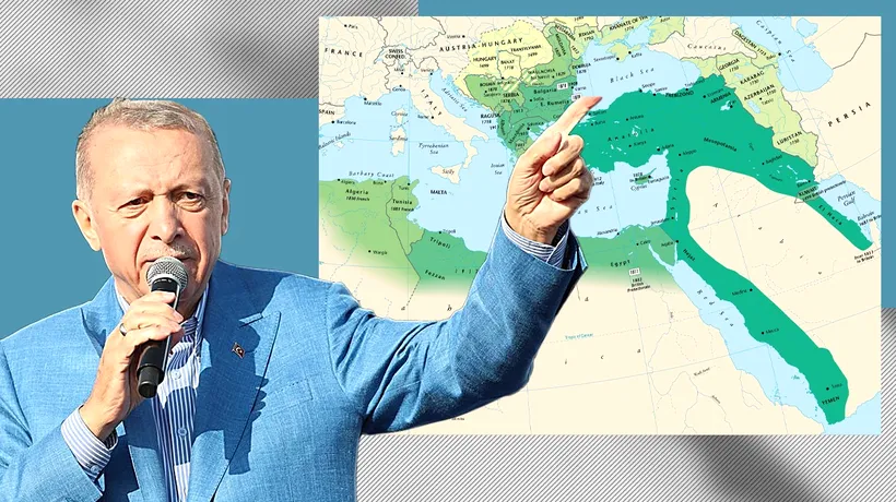 Tendințe imperialiste. Erdogan a deplâns pierderea Salonicului și a altor teritorii otomane: „Gaza a fost o parte inseparabilă din pământul nostru”