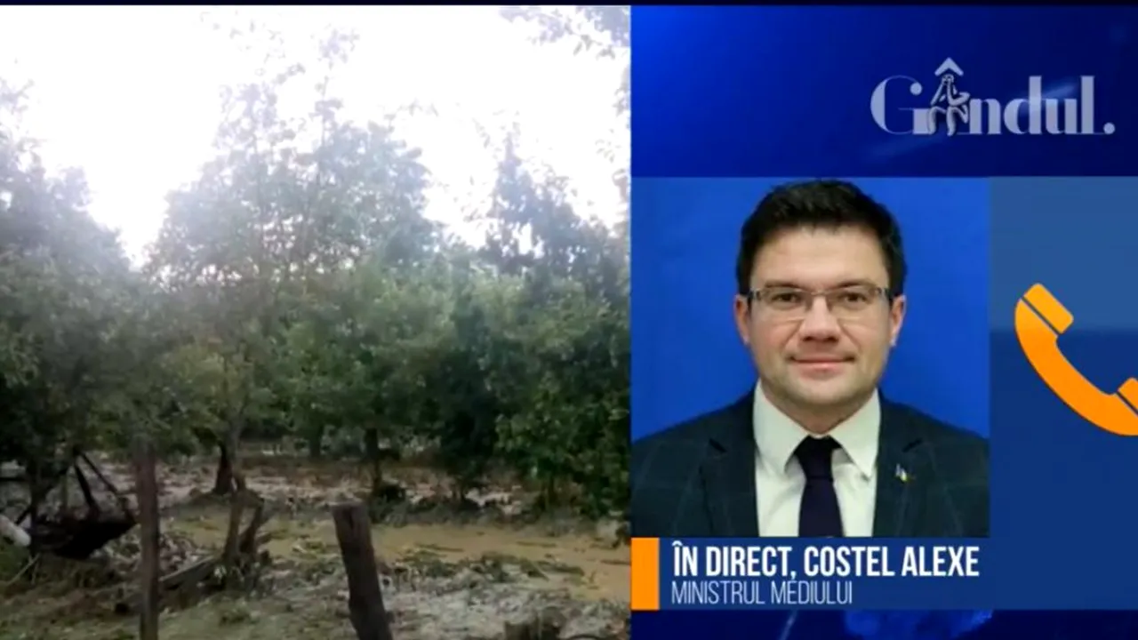 GÂNDUL LIVE. Inundațiile au făcut ravagii în Botoșani. Ministrul Mediului: „Suntem pregătiți să gestionăm situația. Avem toți colegii de la ISU și Apele Române pe teren”