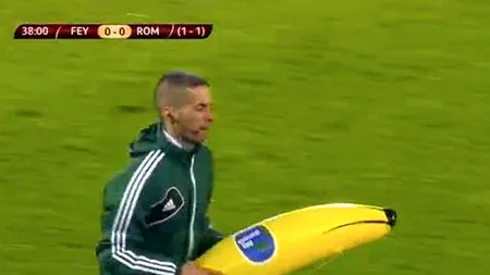 Incident grav în tribune, la Feyenoord - AS Roma. Jucătorul luat în vizor de suporteri a răspuns perfect pe teren