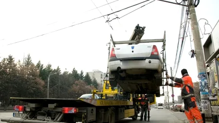 Cadou de Crăciun pentru toți șoferii. Zonele în care hingherii de mașini au interzis