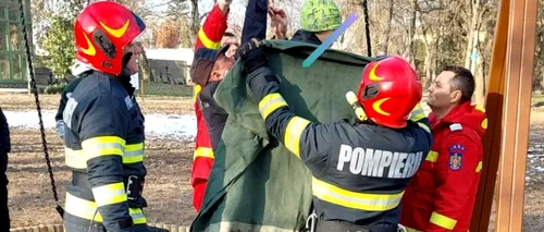 Gestul SUPERB făcut de pompierii din Satu Mare pentru un copil de 11 ani blocat într-un leagăn de bebeluși