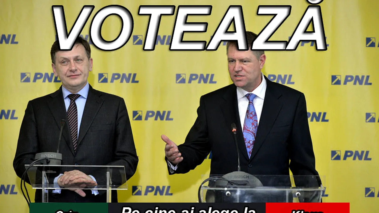 Sondaj. Pe cine ai alege la Președinție dintre Crin Antonescu sau Klaus Iohannis?