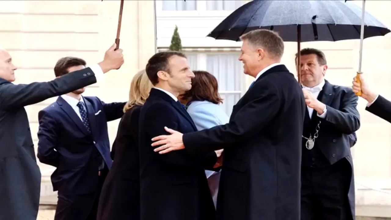 MACRON, la întâlnirea cu IOHANNIS: Vă felicit pentru efortul pe care îl depuneți în România. Preluarea președinției Consiliului Europei vine cu MIZE mari