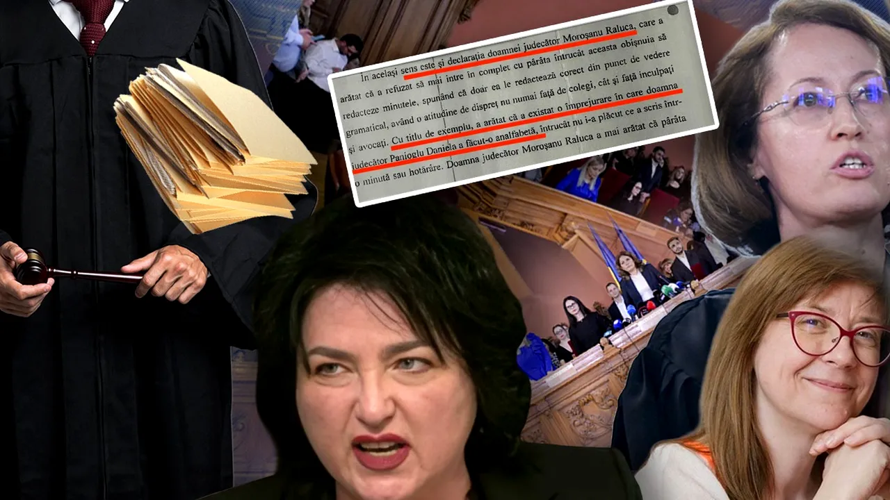 Probleme în tabăra #Rezist din Justiție. 3 “eroi” din vitrina Recorder s-au încăierat. „Eroina” Raluca Moroșanu s-a plâns că „eroina” Panioglu a făcut-o „analfabetă”. Între ele, un judecător bătut: “asta înseamnă că trebuie să-mi dai cu dosarul in cap?!” Gândul publică documentele