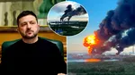Alertă la Sankt Petersburg, orașul natal al lui Putin. Ucraina a atacat cu drone cel mai mare terminal petrolier din Rusia. Ce anunță Zelenski