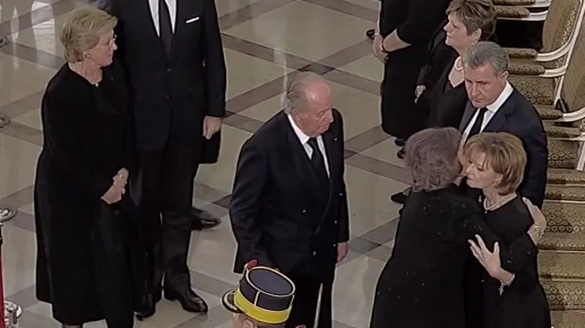 Regele emerit al Spaniei Juan Carlos i-a adus un omagiu Regelui Mihai la Palatul Regal