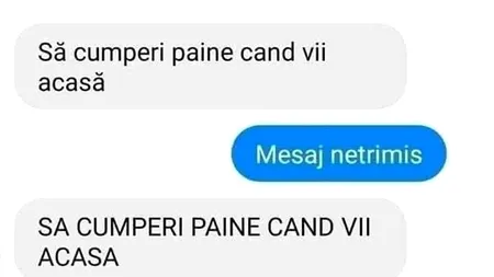 Bancul de duminică | Mesaj netrimis