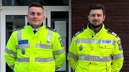 Pe 22 martie, doi polițiști de la Rutieră din Zalău au oprit o mașină care circula cu viteză. Când au văzut cine era în mașină, au înlemnit