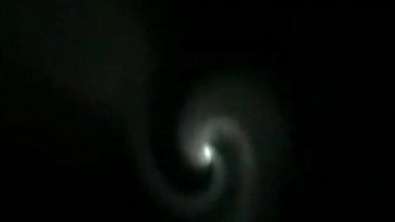 VIDEO. Spirala luminoasă care a apărut pe cerul Israelului