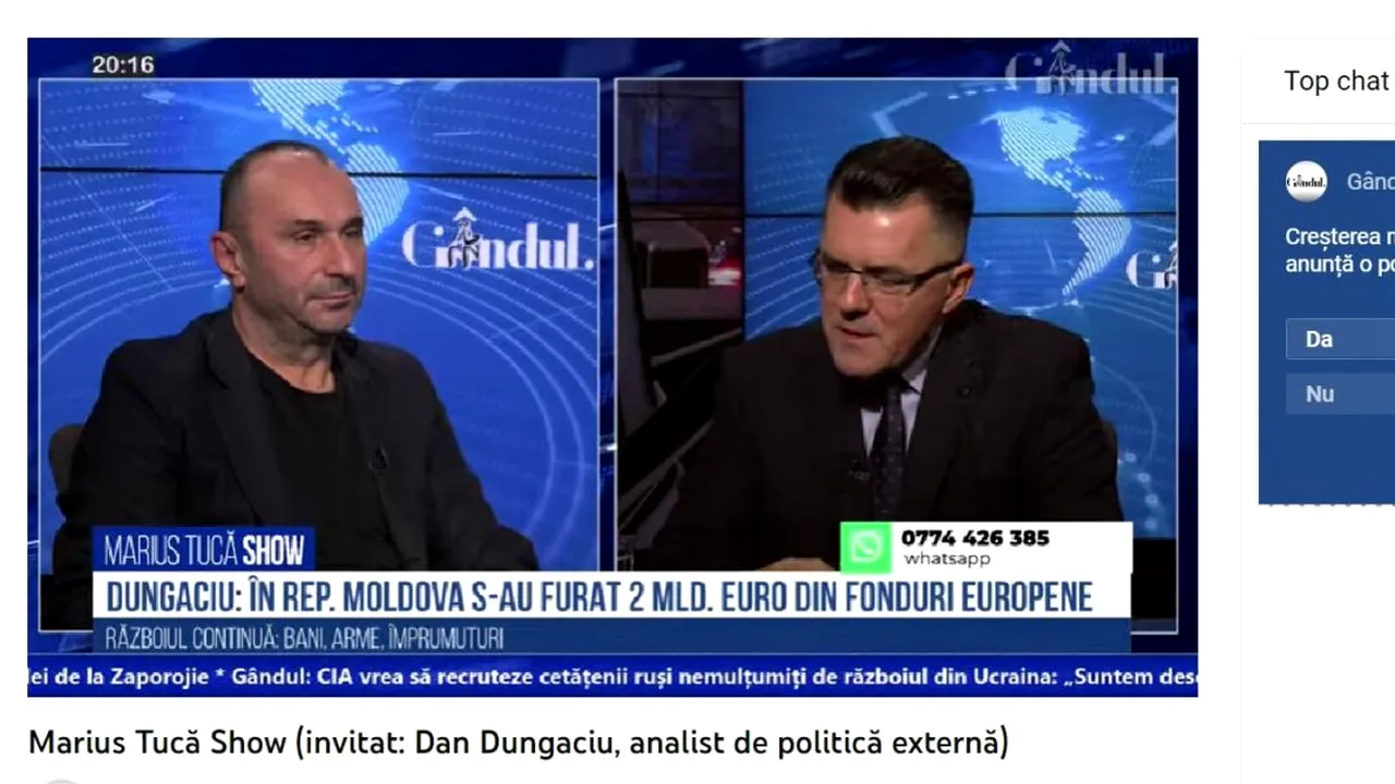 Poll Marius Tucă Show: „Creșterea numărului de trupe și armament din România anunță o posibilă escaladare a războiului?”