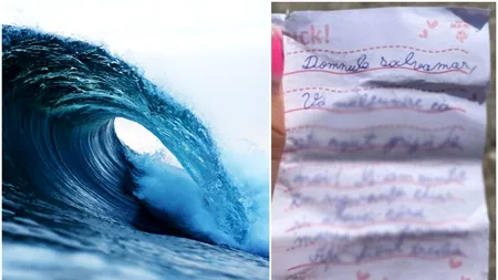 După atât de multe tragedii pe litoral, o fetiță i-a dat un bilet unui salvamar. Când a citit, i-au dat lacrimile!