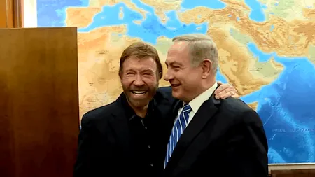 Ce spunea Chuck Norris despre Benjamin Netanyahu în urmă cu 11 ani: „Este un tip foarte dur”