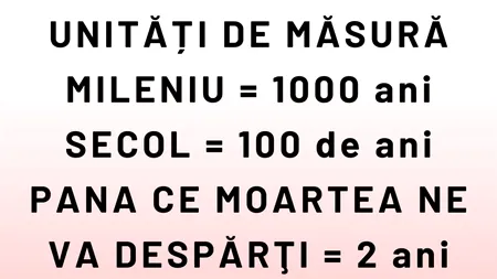 BANCUL ZILEI | Unități de măsură