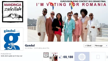 EUROVISION 2012. MANDINGA cere sprijinul fanilor pe FACEBOOK