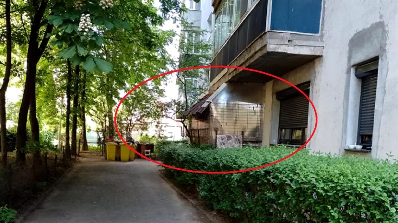 Vecinii sunt SCANDALIZAȚI! Ce a putut să-și construiască un ploieștean, lângă apartamentul lui de la parter