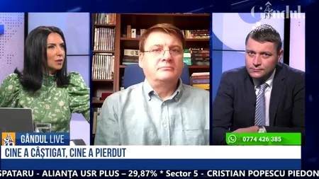 GÂNDUL LIVE. Alegerile locale, „disecate” de Ion M. Ioniță: Evident că este o schimbare foarte mare. Oamenii nu mai merg pe ideea populistă!