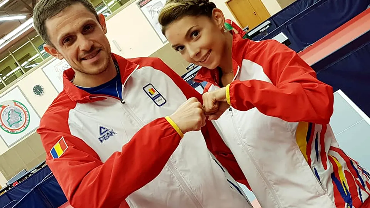 Ovidiu Ionescu şi Bernadette Szocs, campionii României. Au câștigat șase medalii la Campionatul Național de tenis de masă