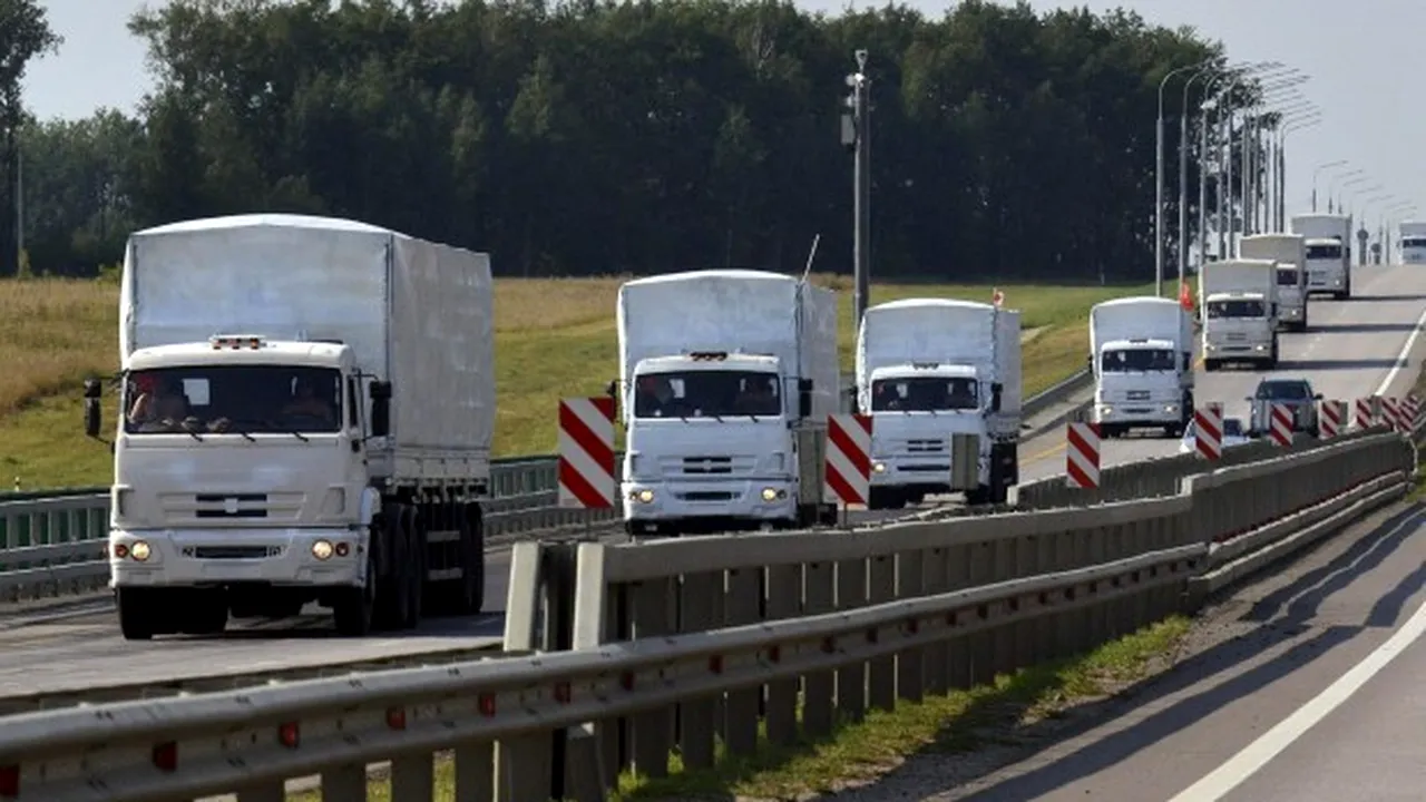 Reacția Rusiei, după avertismentul SBU privind convoiul umanitar trimis spre Ucraina