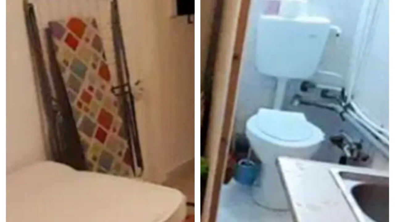 Cum arată „GARSONIERA-chibrit” din Cluj. Proprietarul o închiriază cu 170 de euro pe lună