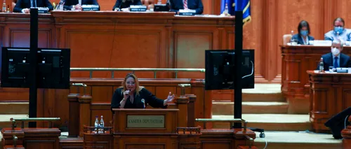 Diana Șoșoacă, un nou scandal în Parlament, după ce i s-a cerut să-și pună masca. A transmis „un salut cordial” pentru premierul Ungariei