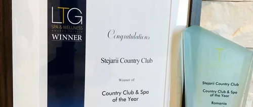Stejarii Country Club și Shiseido Spa premiate la categoria Country club & Spa of the year la premiile Luxury Travel Guide – European Awards