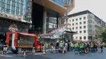 Un român a murit și un altul a fost rănit grav în incendiul din turnul Oxy din Bruxelles. Ce transmite MAE