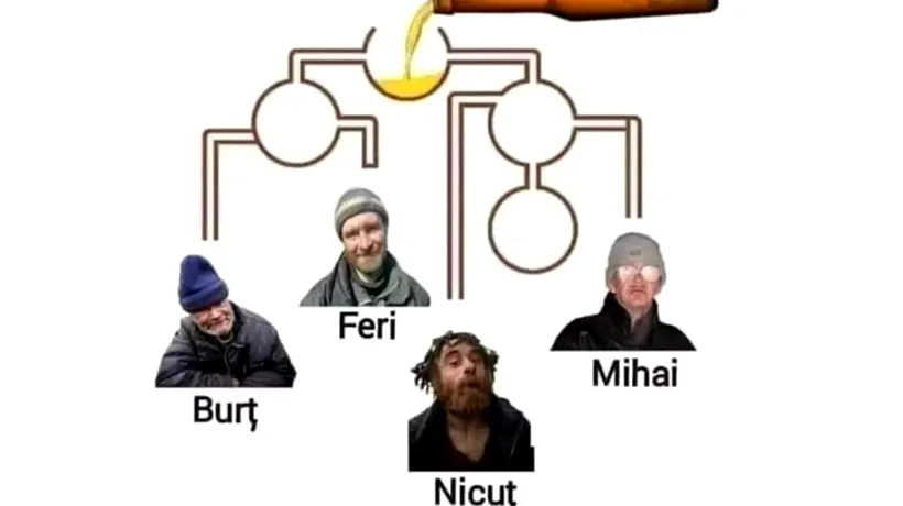 TEST | Cine se îmbată primul, Burț, Feri, Mihai sau Nicuț?