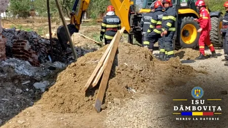Dâmbovița: Un bărbat a fost strivit de zidul unei clădiri. Omul efectua lucrări de renovare