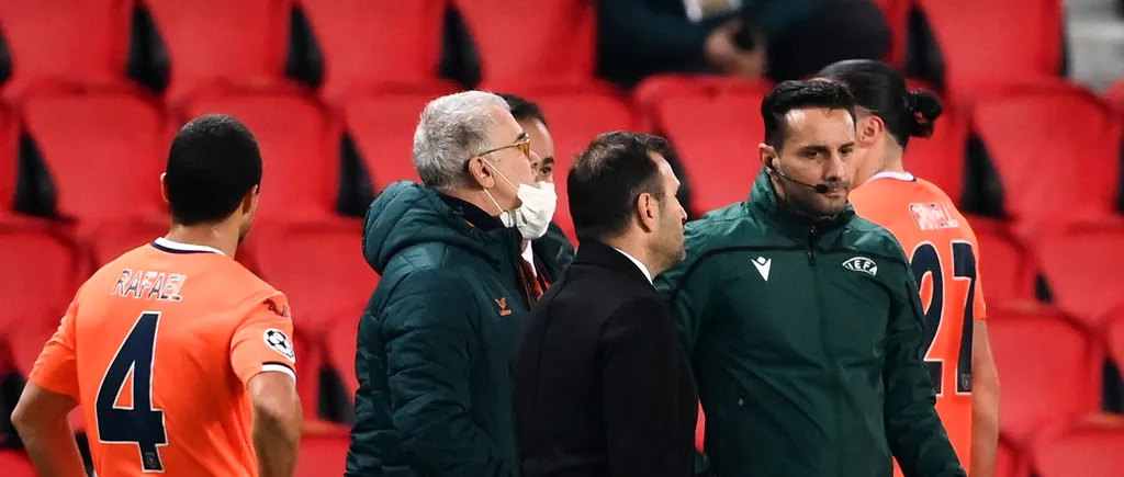 UEFA a decis! Ce se întâmplă cu partida PSG - Başakşehir, suspendată după scandalul de rasism în care a fost implicat Sebastian Colțescu