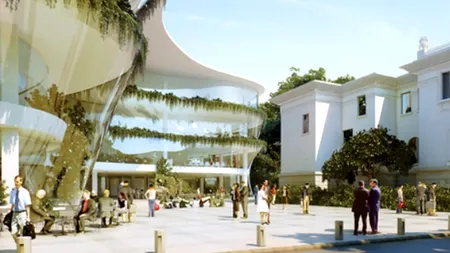 Cum va arăta Piața Victoriei în 2015. Vila Oromolu, salvată prin construcția unei clădiri de birouri proiectate de arhitectul Dorin Ștefan. GALERIE FOTO