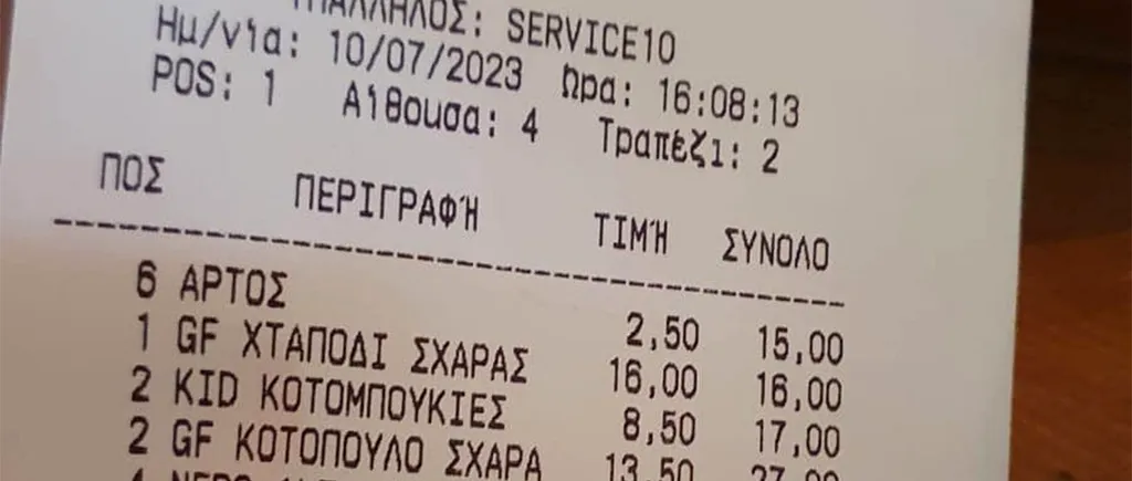 Cum a ajuns să plătească un turist român 15 euro pentru pâine, într-o tavernă din Grecia