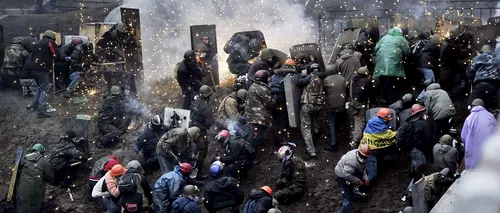Filmul evenimentelor din Ucraina: de la un marș care a degenerat, la fuga lui Ianukovici din Kiev