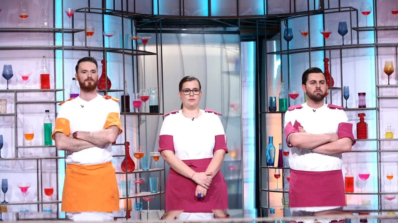 FOTO / Ioana, Valentin şi Janni, finaliştii ”Chefi la cuţite” sezonul 12