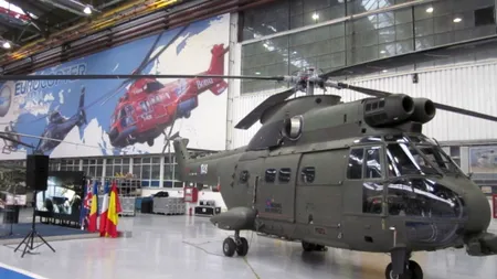 Ultimul dintre cele 20 de elicoptere PUMA modernizate la Eurocopter România pentru Royal Air Force fost predat beneficiarului