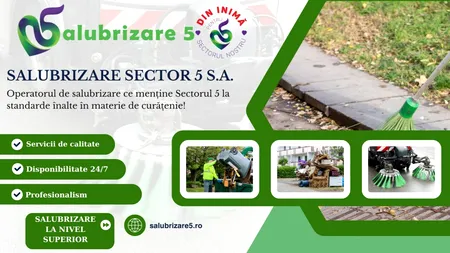 (P) Primăria Sectorului 5, campanie de responsabilitate civică pentru un oraş verde