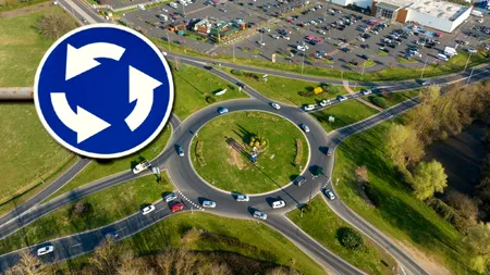 Pe ce bandă trebuie să stea mașina pentru a întoarce în sensul giratoriu