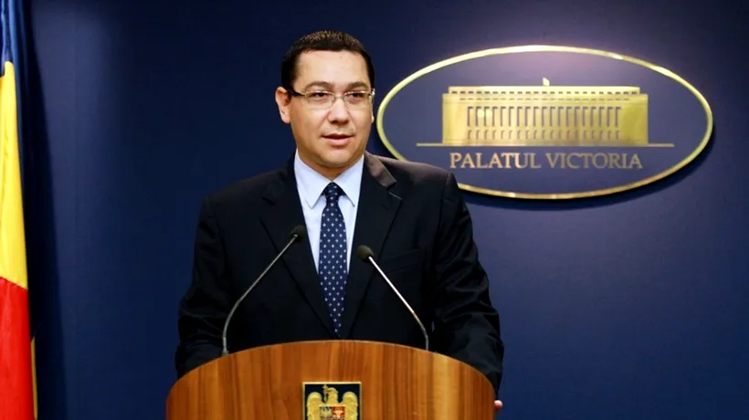REFERENDUM 2012. Ponta: Un președinte care are opt milioane de voturi împotrivă trebuie să decidă dacă este legitim