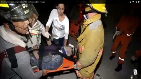 Unsprezece persoane, prinse sub dărâmăturile unei clădiri prăbușite în Columbia