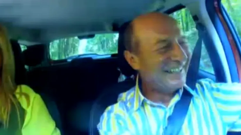 Traian Băsescu a testat, la Pro Motor, noul Logan MCV - VIDEO