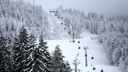 Turiști blocați în telescaun, la Straja, la două zile de la deschiderea sezonului de schi în stațiune