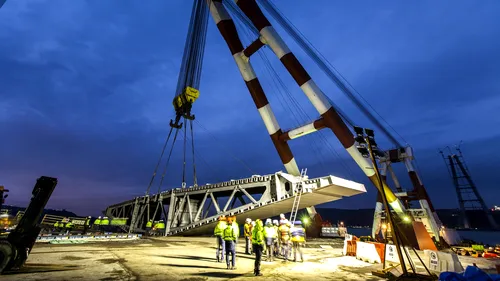 Cel mai mare pod rutier din lume se construiește în Turcia. O companie din România participă la proiect - GALERIE FOTO