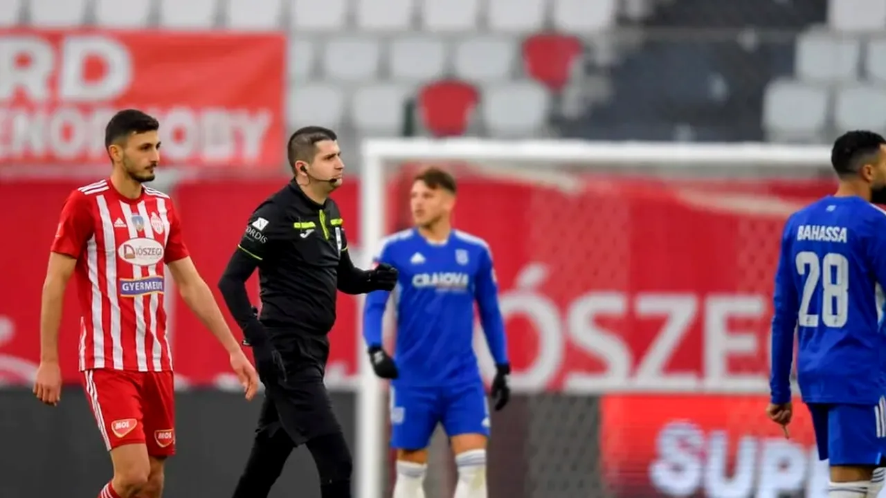 Partida Sepsi – FC U Craiova din Superliga, oprită din cauza scandărilor xenofobe! Arbitrul Andrei Chivulete a fluierat finalul după doar 26 de minute