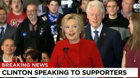 Discursul lui Hillary Clinton după caucusul din Iowa
